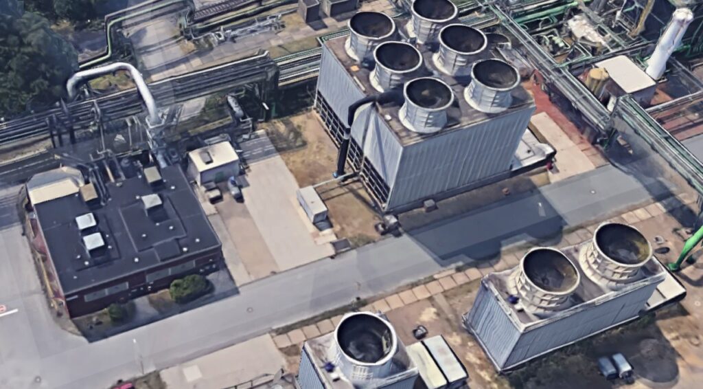 Chemical production plant in Germany