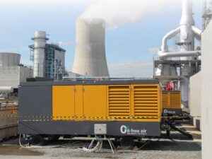 Oil free diesel driven air compressor in industrial application
